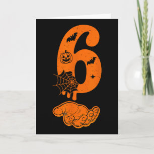 Number 67 Matching Six Seven 6 7 Meme 6 7 Hallowee Card