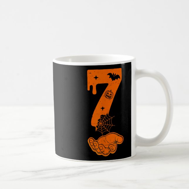 Number 67 Matching Six Seven 6 7 Meme 6 7 Hallowee Coffee Mug (Right)