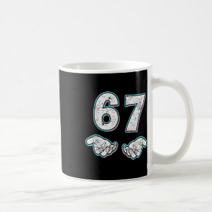 Number 67 Matching Six Seven 6 7 Meme 6-7 Hallowee Coffee Mug