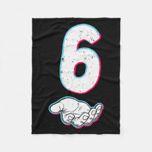 Number 67 Matching Six Seven 6 7 Meme 6 7 Hallowee Fleece Blanket
