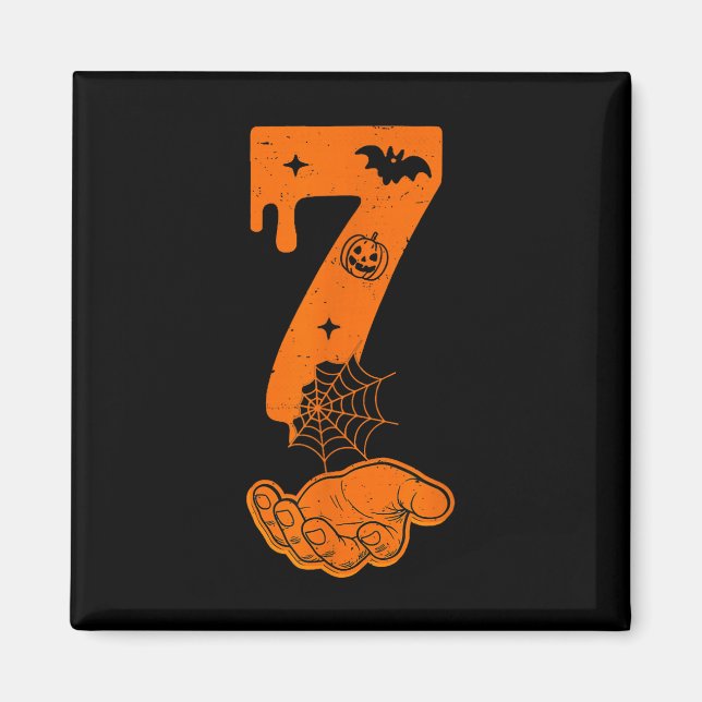 Number 67 Matching Six Seven 6 7 Meme 6 7 Hallowee Magnet (Front)