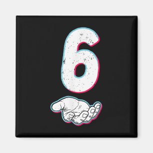 Number 67 Matching Six Seven 6 7 Meme 6 7 Hallowee Magnet