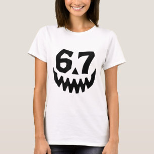 Number 67 Matching Six Seven 6 7 Meme 6 7 Hallowee T-Shirt