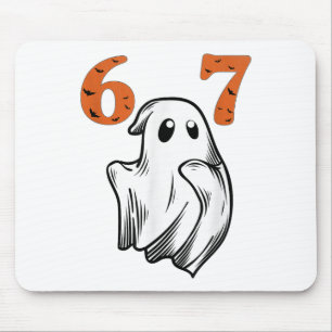 Number 67 Matching Six Seven 6 7 Meme Halloween Co Mouse Pad