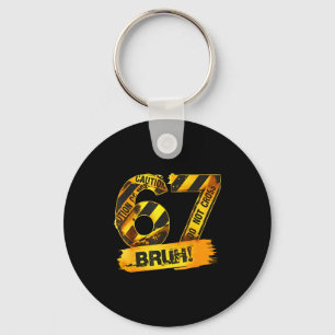 Number 67 Numbered Uniform Srts Jersey Team 67th B Key Ring