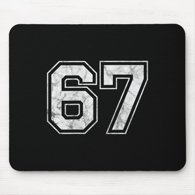 Number 67 On The Ck  Mouse Pad (Front)