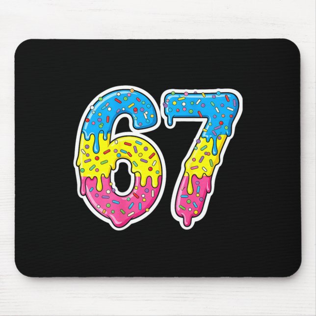 Number 67 Shirt Costume Adult Nk For Women Men Kid Mouse Pad (Front)