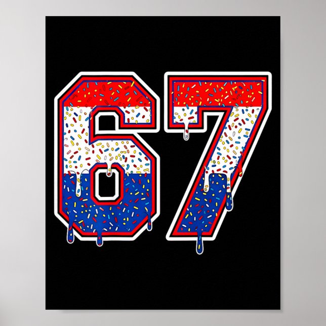 Number 67 Shirt Costume Adult Nk For Women Men Kid Poster (Front)