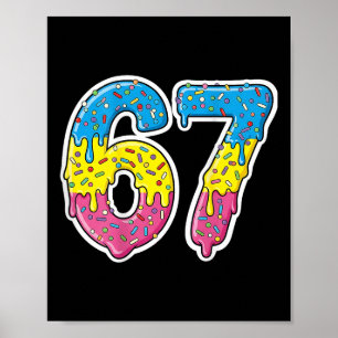 Number 67 Shirt Costume Adult Pink For Women Men K Poster