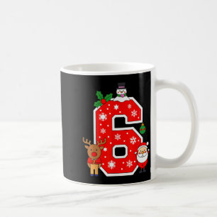 Number 6 67 Meme Couple Pajamas Christmas Matching Coffee Mug
