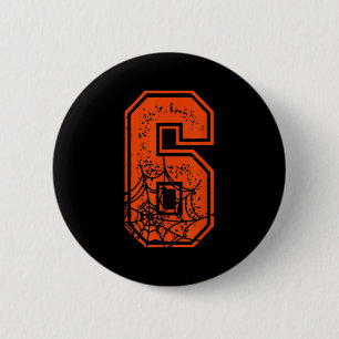 Number 6 67 Meme Halloween Pumpkin Costume Matchin Cm Round Badge