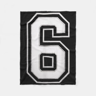 Number 6 67 Meme Matching  Fleece Blanket