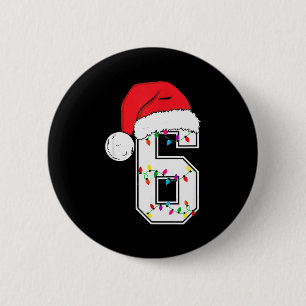 Number 6 67 Meme Santa Christmas Matching Group Co Cm Round Badge