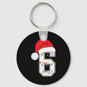 Number 6 67 Meme Santa Christmas Matching Group Co Key Ring
