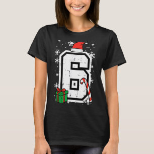 Number 6 Christmas 6 7 Xmas Matching 67 Meme Men W T-Shirt