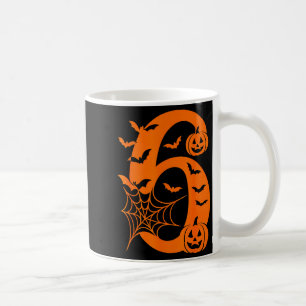 Number 6 Funny Meme Saying 6 7 Six Seven Halloween Coffee Mug