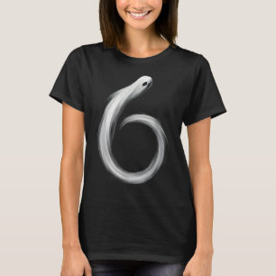 Number 6 Ghost Funny Six Seven 67 Halloween Meme  T-Shirt
