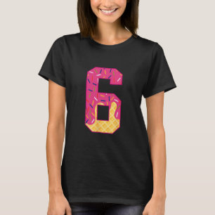 Number 6 Ice Cream Drip 67 Meme Couple Halloween C T-Shirt