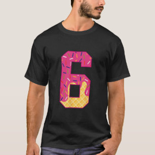 Number 6 Ice Cream Drip 67 Meme Couple Halloween C T-Shirt