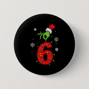 Number 6 Matching 67 Meme 6 7 Christmas Boys Youth Cm Round Badge
