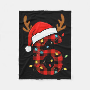 Number 6 Matching 67 Meme Christmas Costume Men Wo Fleece Blanket