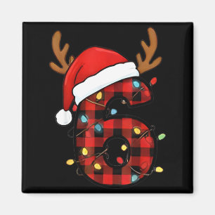Number 6 Matching 67 Meme Christmas Costume Men Wo Magnet