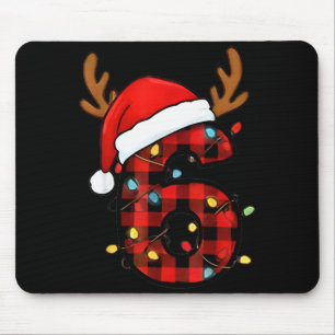 Number 6 Matching 67 Meme Christmas Costume Men Wo Mouse Pad