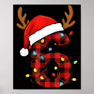 Number 6 Matching 67 Meme Christmas Costume Men Wo Poster