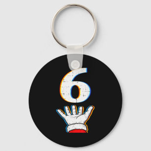 Number 6 Matching 67 Meme Christmas Pajamas Men Wo Key Ring