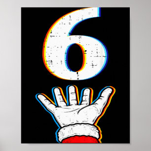 Number 6 Matching 67 Meme Christmas Pajamas Men Wo Poster