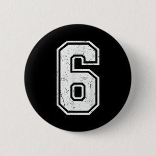 Number 6 Matching 67 Meme Costume Men Women Kids 6 Cm Round Badge