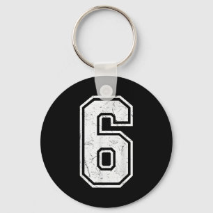 Number 6 Matching 67 Meme Costume Men Women Kids Key Ring