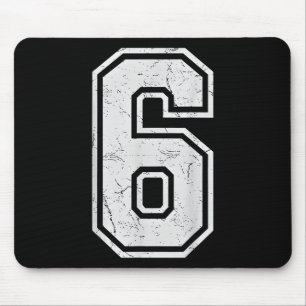 Number 6 Matching 67 Meme Costume Men Women Kids  Mouse Pad