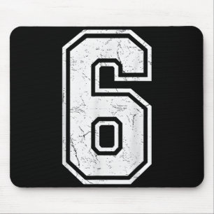 Number 6 Matching 67 Meme Costume Men Women Kids Mouse Pad