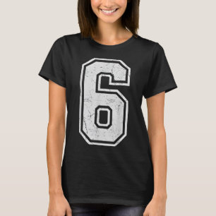 Number 6 Matching 67 Meme Costume Men Women Kids T-Shirt