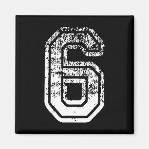 Number 6 Matching 67 Meme Halloween Costume Men Wo Magnet