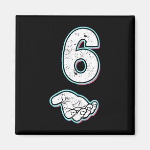 Number 6 Matching 67 Meme Halloween Costume Men Wo Magnet