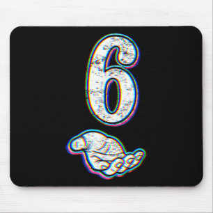 Number 6 Matching 67 Meme Halloween Costume Men Wo Mouse Pad