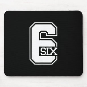 Number 6 Matching 67 Meme Halloween Costume Men Wo Mouse Pad