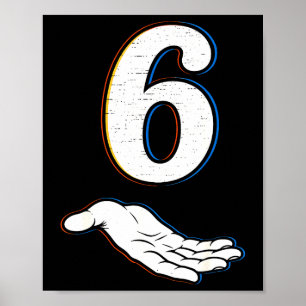 Number 6 Matching 67 Meme Halloween Costume Men Wo Poster