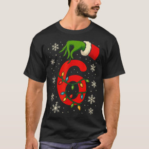 Number 6 Matching Six Seven Meme Christmas Boys Yo T-Shirt
