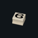 Number 6 Rubber Art Stamp<br><div class="desc">Number 6 Rubber Art Stamp</div>