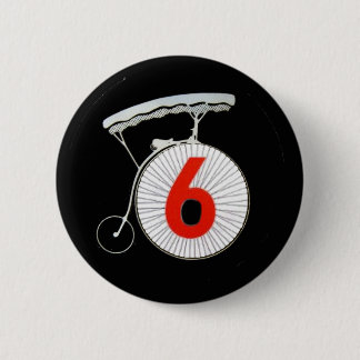 Number 6: The Prisoner 6 Cm Round Badge