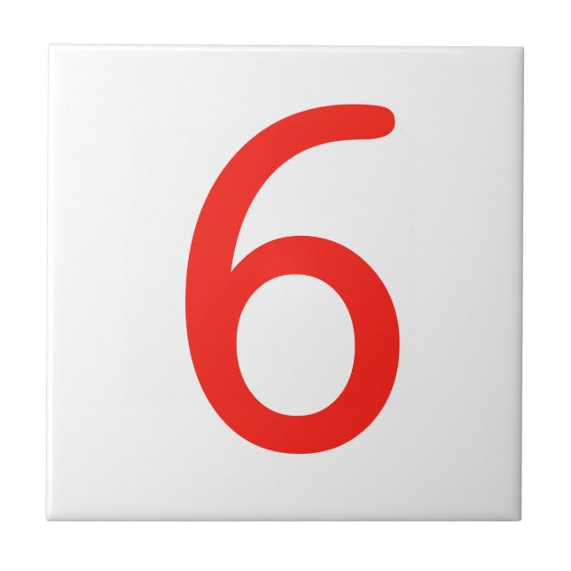 Number 6 tile (Front)