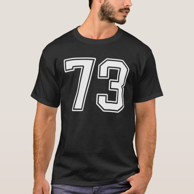 Number 73 Fan Player Jersey Style 73 Men Women Kid T-Shirt (Front)
