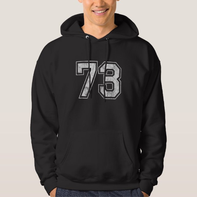 Number 73 hoodie (Front)