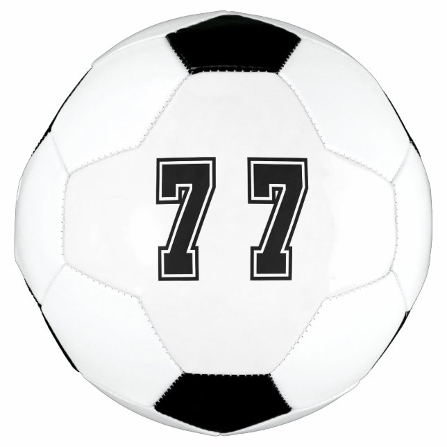number 77 soccer ball (Front)