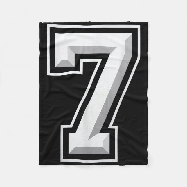 Number 7 67 Meme Matching  Fleece Blanket (Front)