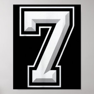 Number 7 67 Meme Matching  Poster