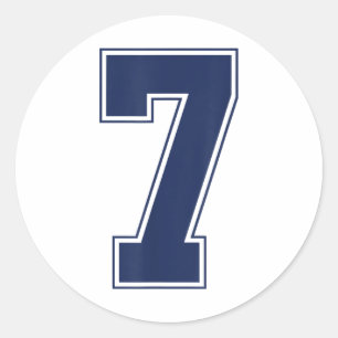 Number 7 6 Couple Costume Duo 67 Six Seven Meme Fu Classic Round Sticker